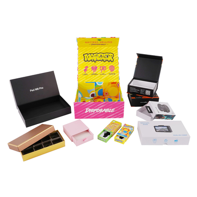 Cajas con cierre magnético personalizadas con logotipo para propuestas de damas de honor, con collar y pendientes, flexografía