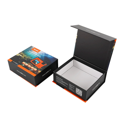 Buy Foldable Logo Custom Magnetic Closure Box Recycled Black Paper Gift Box For Shoe Clothes online manufacture