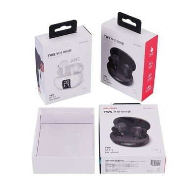 Beli Kotak Hadiah Penutup dan Alas Headphone Bluetooth Kotak Kertas Earphone yang Dapat Didaur Ulang dengan Kait online manufacture