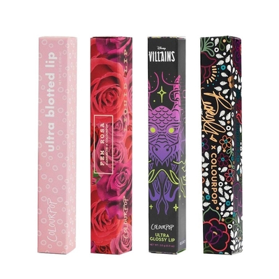 Beli Mascara Kotak Karton Dengan Logo Lipstick Lip Balm Makeup Brush Biodegradable Kemasan Emas Perak Kotak Kertas online manufacture