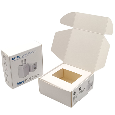 comprar Caja de papel para cargador, impresión a color, caja de embalaje para interruptor, caja personalizada con logotipo, cartón blanco, caja plegable tipo avión online manufacture
