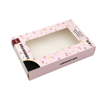 comprar Impresión de medias de seda Calcetines Sujetadores Caja de cartón corrugado con ventana Ropa interior Ropa interior Caja de regalo online manufacture