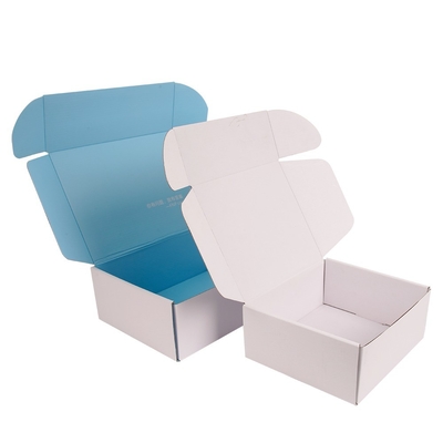 acheter Carton fort haut de gamme Plier boîte d'avion Vêtements en papier ondulé Emballage chaussures Chapeaux Avion Mailer Boîtes d'expédition online manufacture