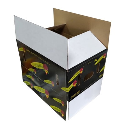 comprar Cajas corrugadas de vegetales biodegradables, botellas de licor de vidrio de apertura plana online manufacture