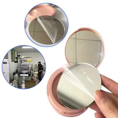 Buy Printing Color Transparent Self-Adhesive Plastic Flim Pet Cosmetic Mirror Sheet Glass Lens Peelable Protective Film online manufacture