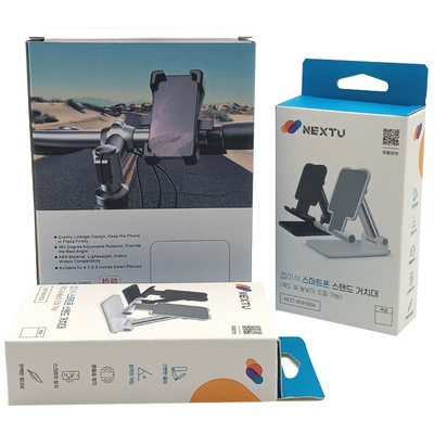 Beli Custom Printing Portable Folded Phone Holder untuk Outdoor Cycling Kemasan Kotak Kertas online manufacture