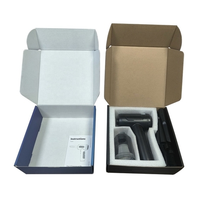 comprar Caja de envío de plumero de aire eléctrico ajustable, embalaje de exhibición cosmética, correo de pistola fascial portátil, caja de papel con inserto online manufacture