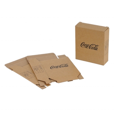 Buy Black Printing Custom Kraft Paper Packaging Box , Eco Friendly Carton Cardboard Box online manufacture