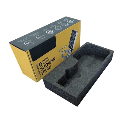 Buy Cosmetics Skincare Corrugated Mailer Box Recyclable With Black Foam Insert online manufacture