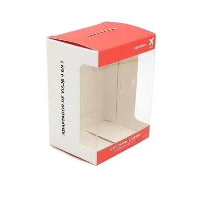 comprare Scatola di imballaggio per caricabatterie ecocompatibile Scatole di carta personalizzate con finestra trasparente online manufacture