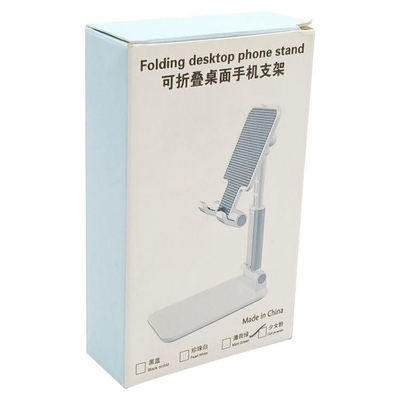 Beli Custom Logo Lipat Stand Telepon Seluler Kertas Kotak Mobil Stand Telepon Kemasan Stand Seluler untuk Video Box online manufacture