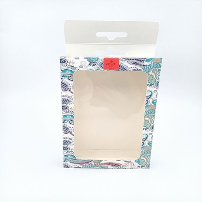 Buy Personal Care Custom Logo Packaging Box , Transparent Paper Box With Clear Window online manufacture