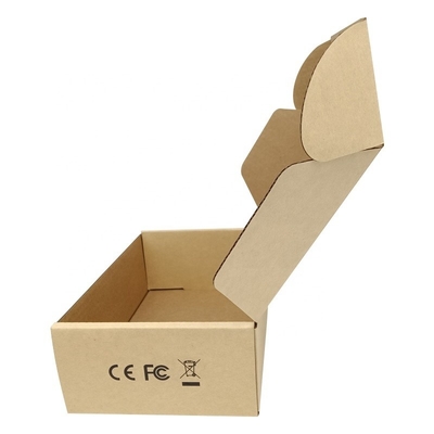 Buy Brown Kraft Carton Reusable Small Corrugated Boxes Packaging For E-commerce Shipping online manufacture