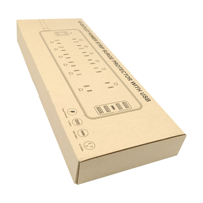 Buy Eco E Flute Corrugated Paper Box Power Strip Shipping Packaging Laptop Mailer Box online manufacture
