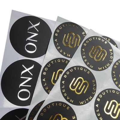 acheter Étiquettes métalliques en feuille OEM ODM, autocollants brillants argent or, autocollants en vinyle découpés sur mesure online manufacture