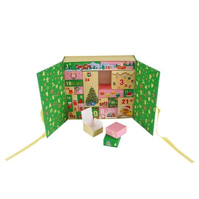 Mua Thiết kế tùy chỉnh hộp lịch Giáng sinh có thể tái chế với khóa từ tính cho bao bì mỹ phẩm online manufacture