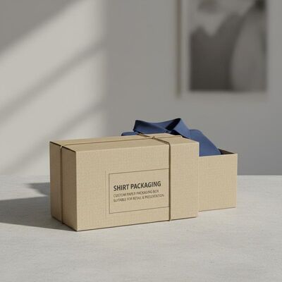kopen Aanpasbare opvouwbare verpakkingsdoos van papier, milieuvriendelijke kartonnen verpakkingsdoos voor detailhandel en verzending online vervaardiging