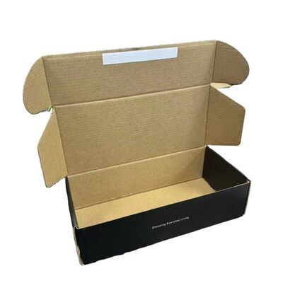 Buy Corrugated Packaging Box with Recycled Materials Matt Lamination and Double-sided Tape for Shoe and Apparel Packaging online manufacture
