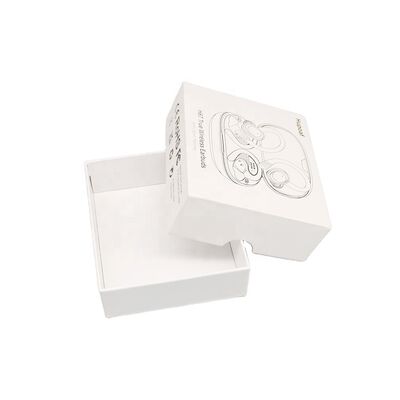 comprar Caja de papel rígido OEM ODM de 2 mm de grosor con revestimiento UV y forro de esponja para embalaje de auriculares inalámbricos Fabricación en línea