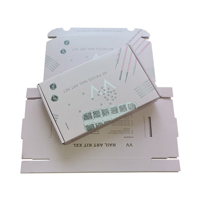Cosmetics Gift Shipping Box , Printed Logo Custom Corrugated Mailer Boxes