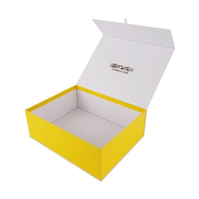 A4 Rigid Cardboard Paper Mailer Box , Promotion Magnetic Flip Top Box For Clothing Hat