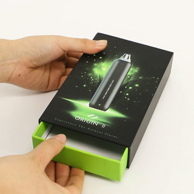 SF Custom E Cigarette Packaging Box Disposable Vape Drawer Style Gift Box