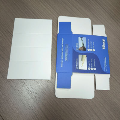 Eye Contacts Paper Box Color Contact Lens Cleaner Paper Box Tooth Pick Dental Floss Wrapped Package